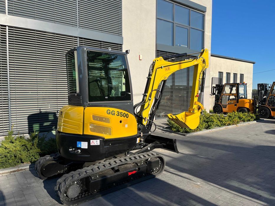 Koparka Gunter Grossmann GG3500. Nowa. Silnik Kubota
