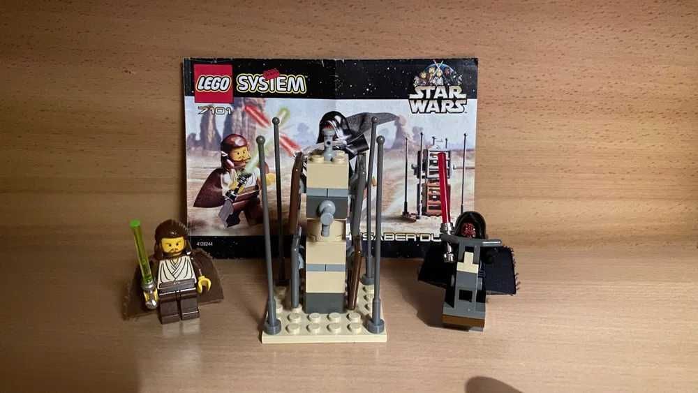 Lego 7101 Star Wars Lightsaber Duel UNIKAT 100% Komplet