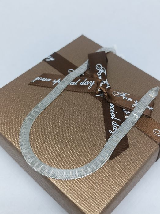 Srebrna bransoletka 925 długość 19,5 cm