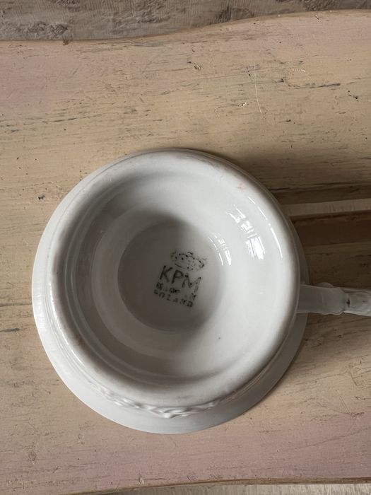 6 porcelanowych filizanek Walbrzych