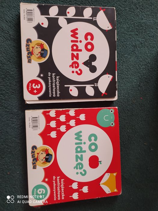 Książeczki kontrastowe CzuCzu