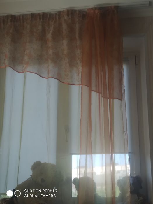 Прийму в дар тюль на 2 вікна в кімнату