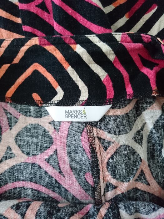 Льняная юбка большой размер Marks&Spencer