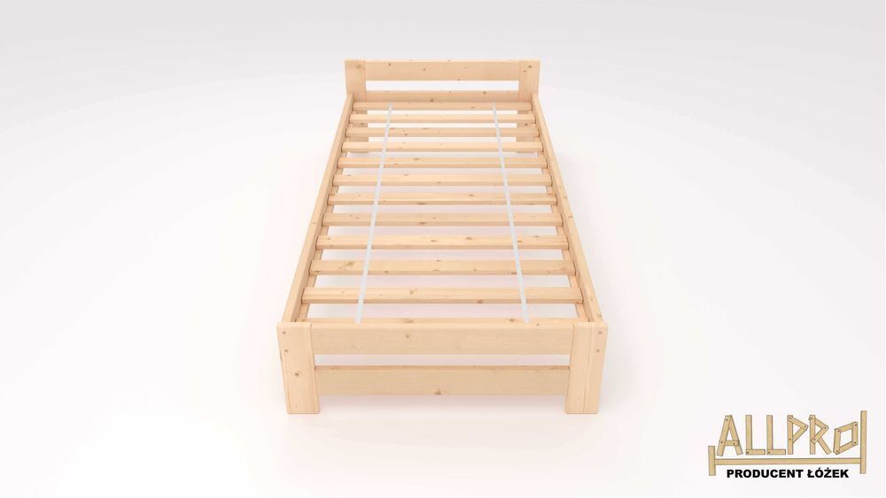 ŁÓŻKO DREWNIANE 90X200,120 140..+STELAŻ,Lite Drewno,hotelowe,Producent