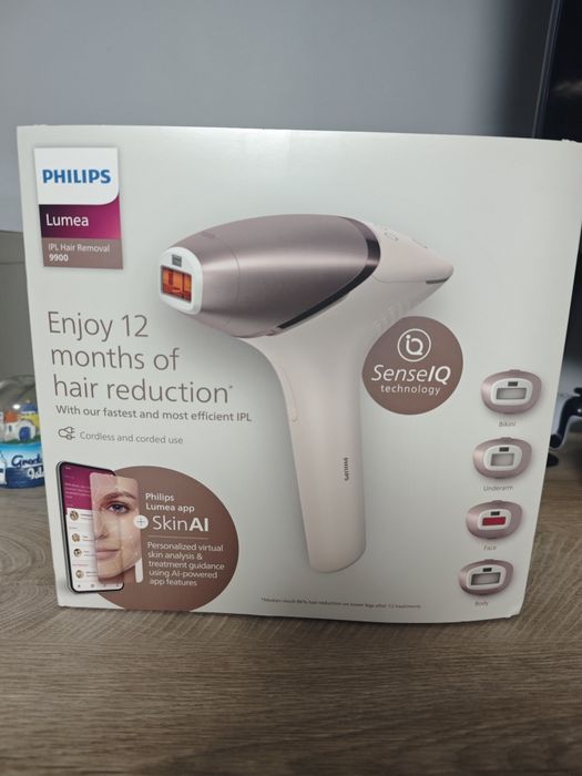 Philips lumea bri977/00 użyte tylko 5 razy gratis okulary