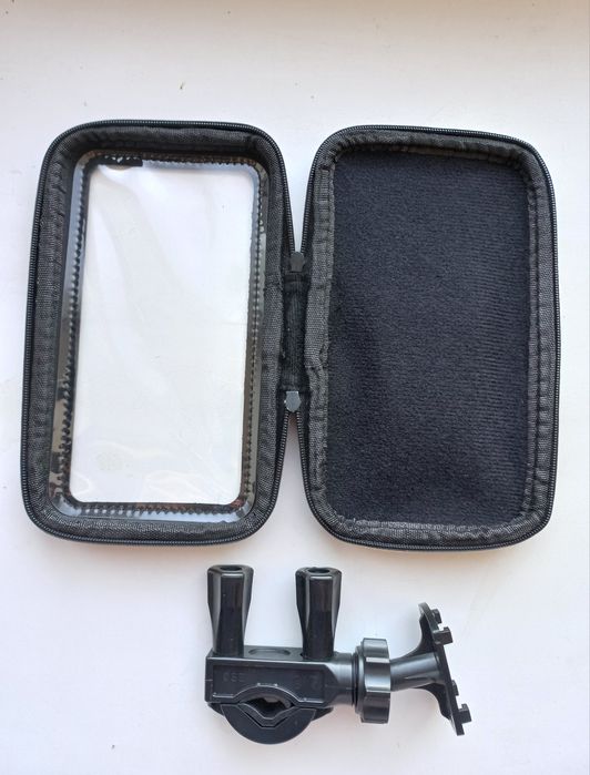 Держатель велосипедный водонепроницаемый для телефона, чёрного цвета