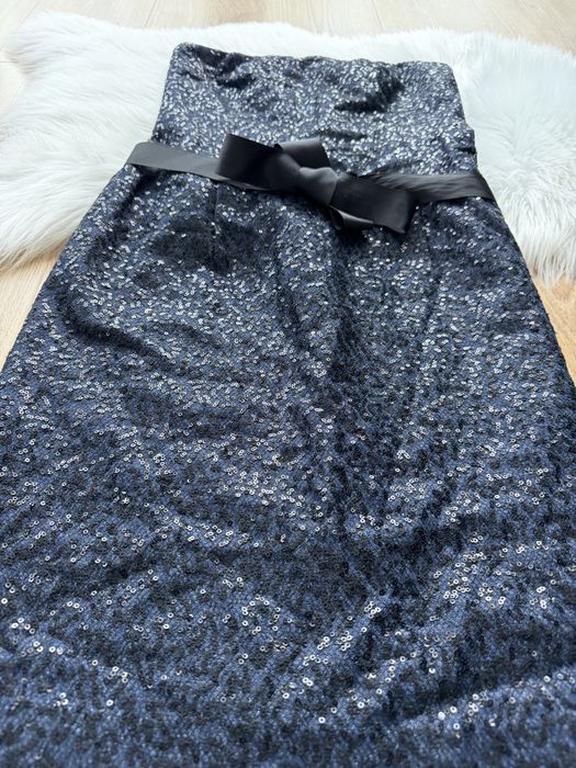 Cekinowa sukienka gorsetowa Young Couture Barbara Schwarzer S/M