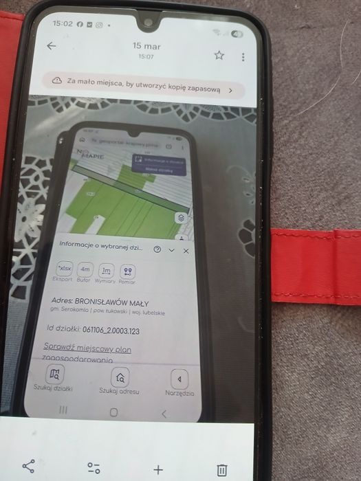 Dzialka rolna z ziemio i lasem