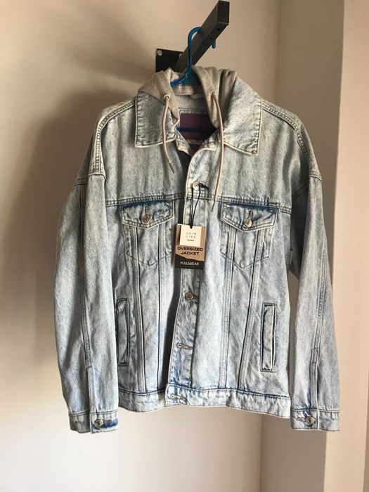 Casaco ganga denim Pull&Bear homem blusao S man novo