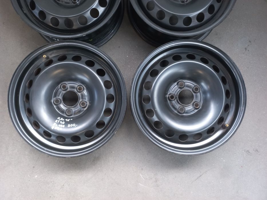 Felgi stalowe 15" 5x100 do Audi A3, VW Polo, Seat Ibiza