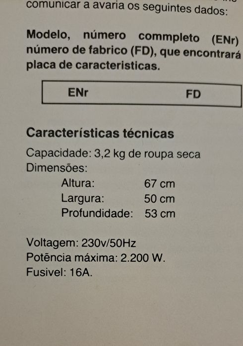 Maquina de secar roupa Balay