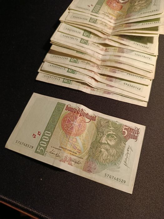 Notas 5000 escudos Vasco da Gama