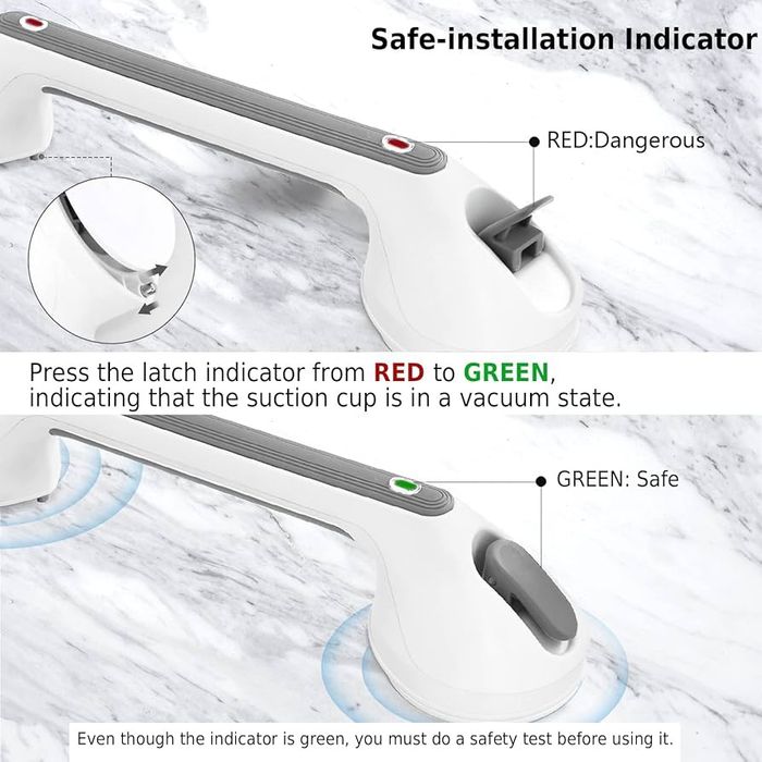 Uchwyt Naścienny Przyssawką Do Łazienki Dla Osób Starszych 40 cm