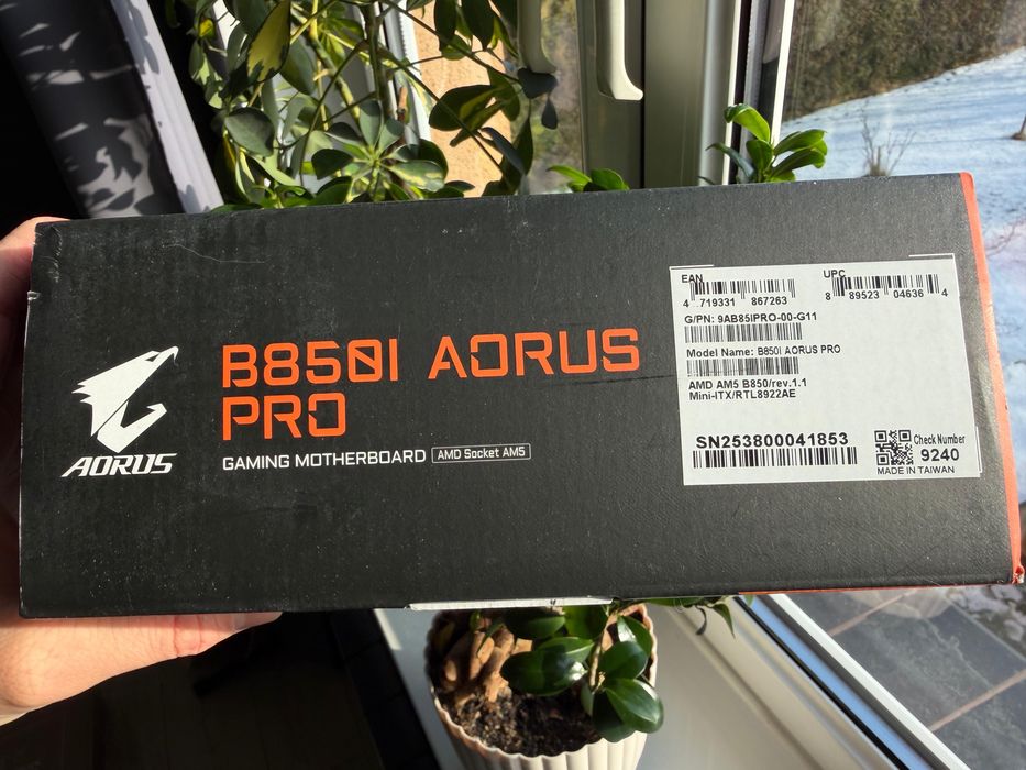 Płyta główna Gigabyte B850I AORUS PRO AM5 DDR5 WiFi BT Mini-ITX