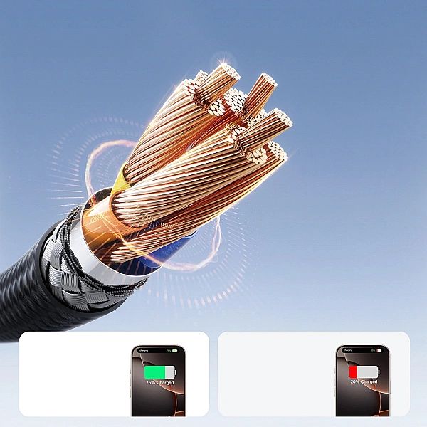Kabel Joyroom S-A28 Flash Series 60W USB-C - USB-C 2m - czarny