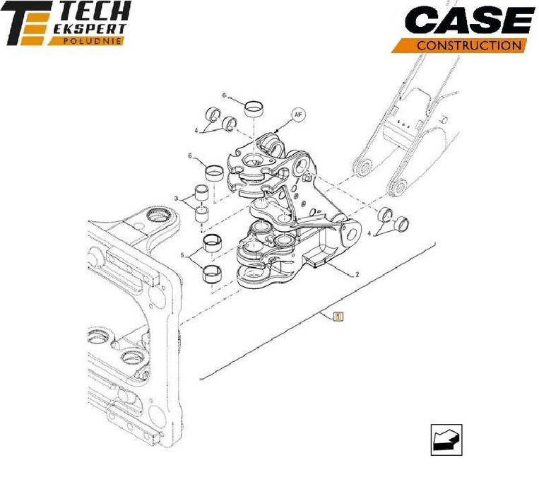 Koń 580 695 ST SV Ramie wychylne