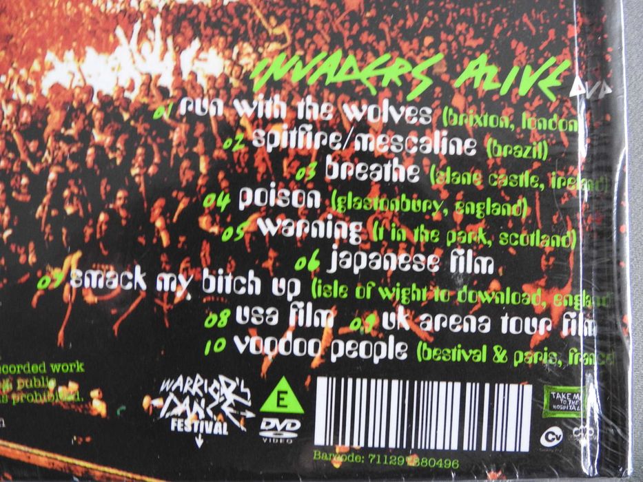 The Prodigy *Live World's On Fire* CD DVD 2011 Europe SEALED
