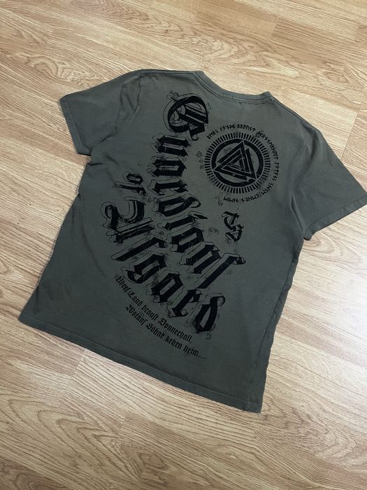 Зелена футболка Thor Steinar з великим логотипом