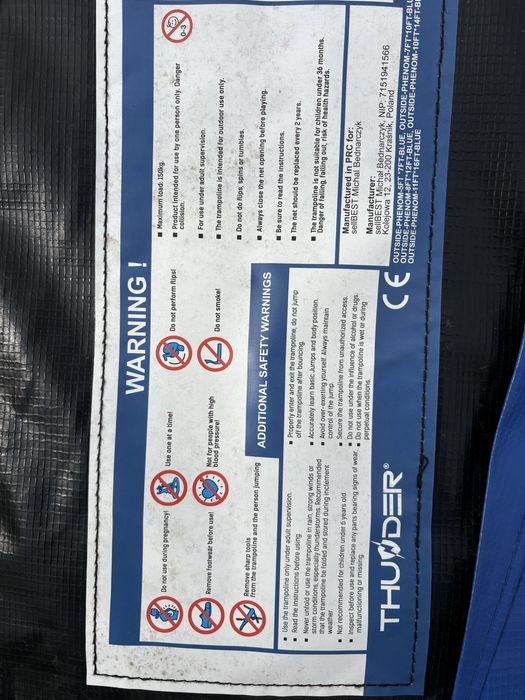 Osłony do trampolin różne rozmiary