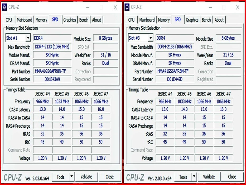 DDR4 16GB HyniX 2133