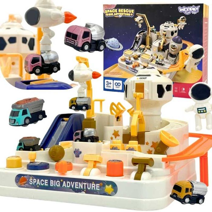 WOOPIE Tor Przeszkód Samochodowy  Kosmiczna Przygoda Astronauty