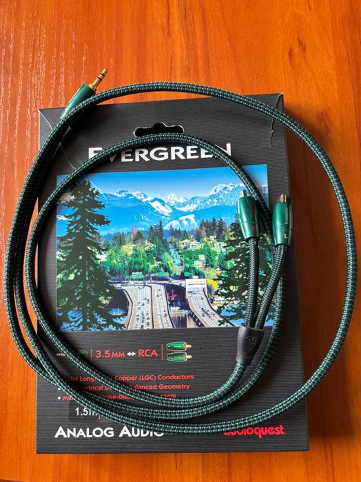 Audioquest Evergreen 1,5 m Jack/RCA