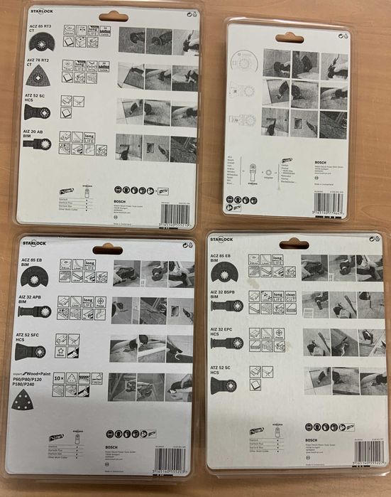 Набір насадок для реноватора Bosch STARLOCK (4+1 шт.)