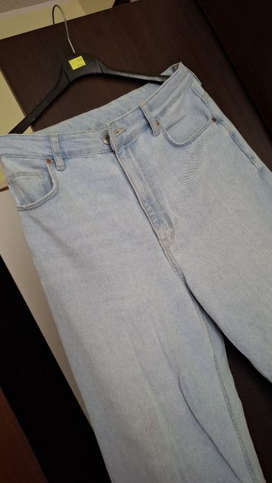 bershka spodnie jeansowe damskie szerokie 38