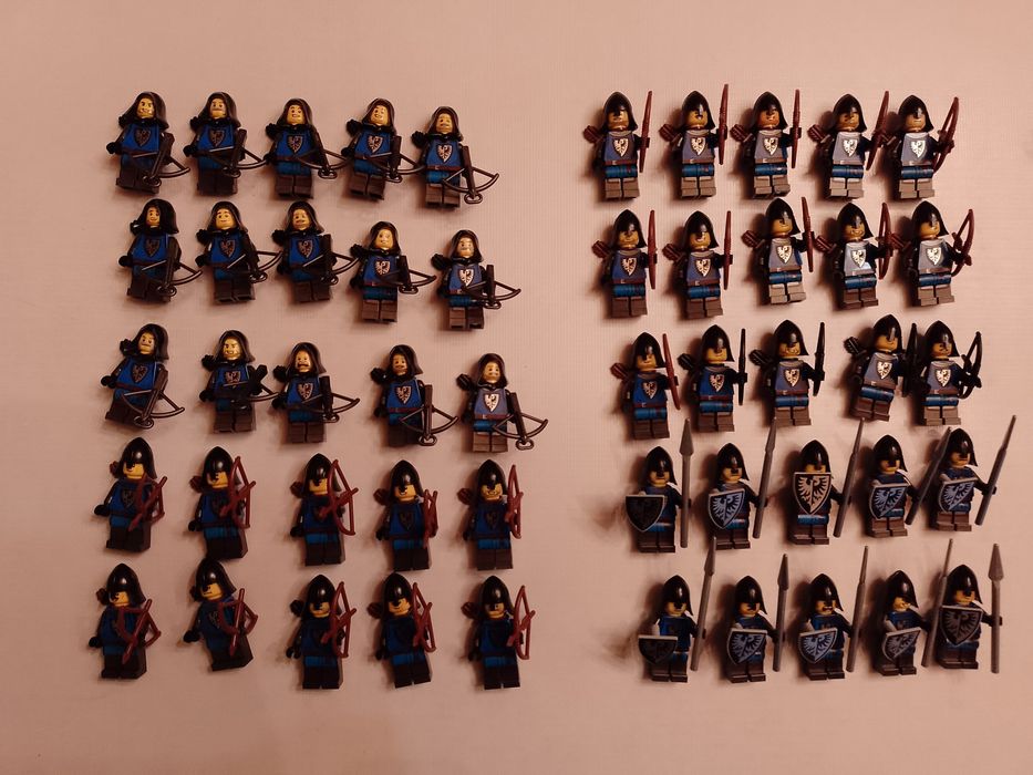 Lego black falcon rycerze 42 sztuk