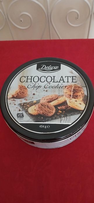 Lata de biscoitos Deluxe, vazia