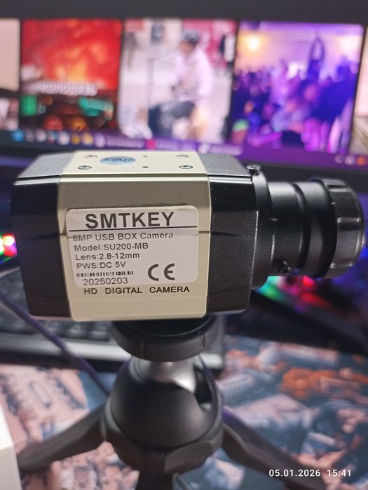 Web камера, 4K, сенсор IMX415, с дополнительным объективом.