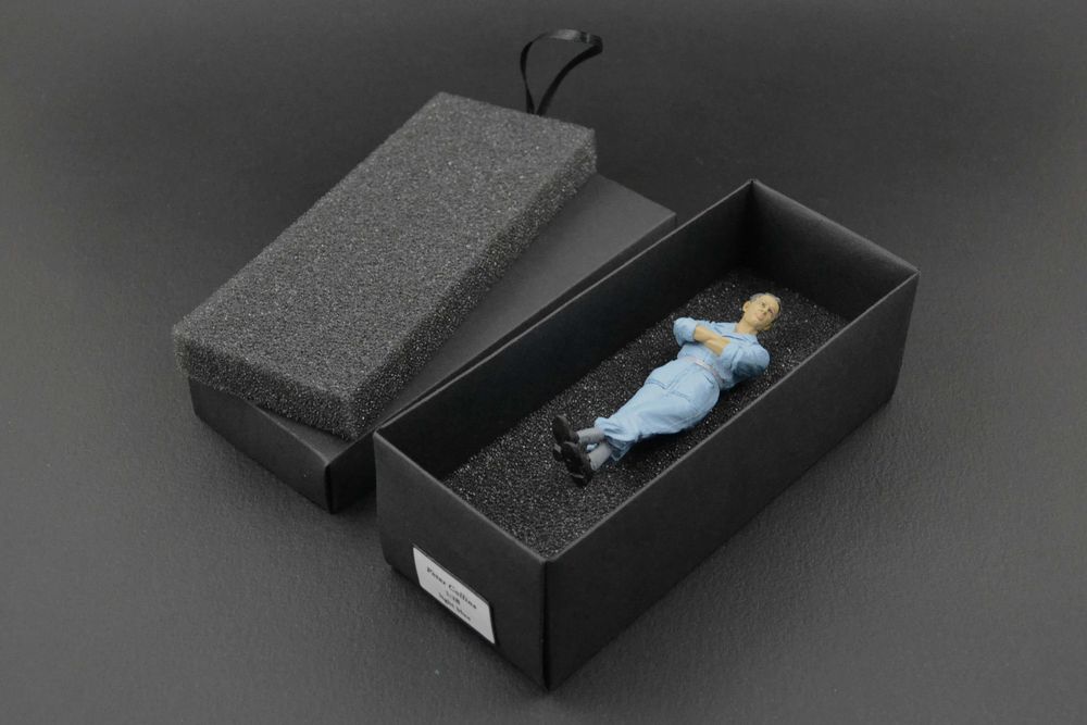 Peter Collins Figurka 1:18 CMC Maserati 250F Lancia Ferrari D50 246