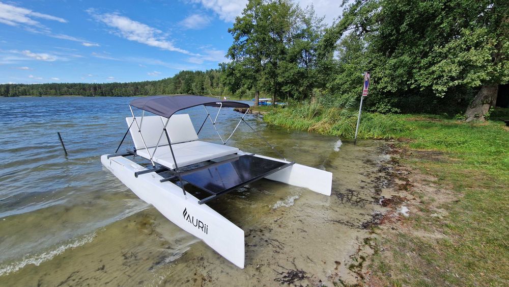 Katamaran AURII V.01 - SOLAR silnik elektryczny 55/60 lbs