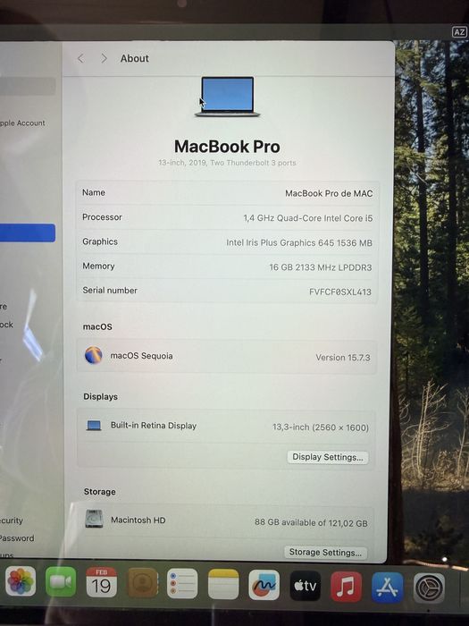 Apple Macbook Pro 13” 2019 Touch Bar 16Gb