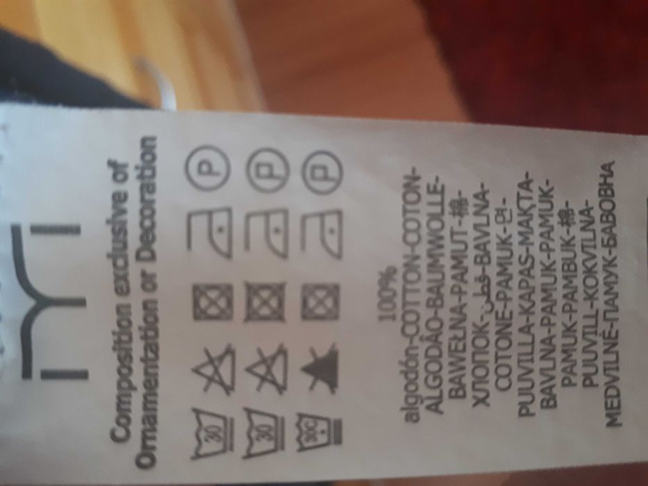 Camisola azul 100 % algodão Milano