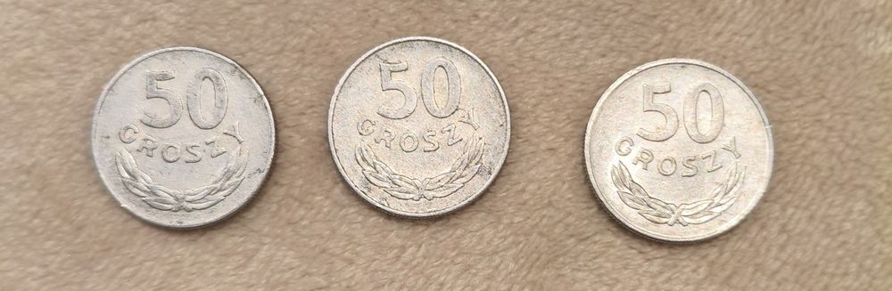 Moneta z czasów PRL-u 50 groszy