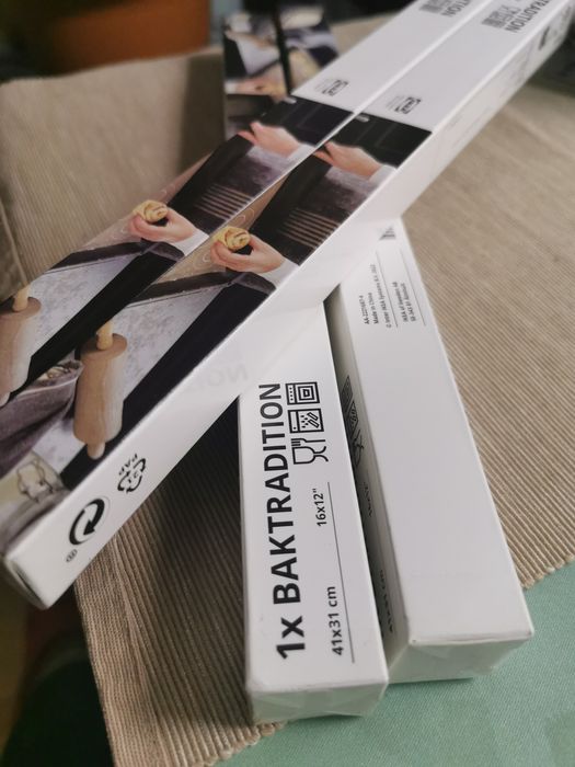 Ikea baktradition силиконовый коврик для выпечки  30х40 с разметкой