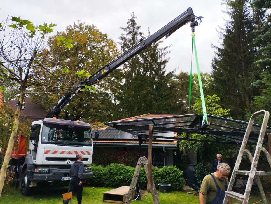 HDS wywrotka transport wywóz żuraw dźwig