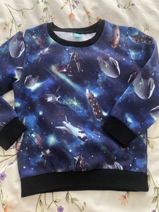 Bluza kosmiczna dla chłopca r.110