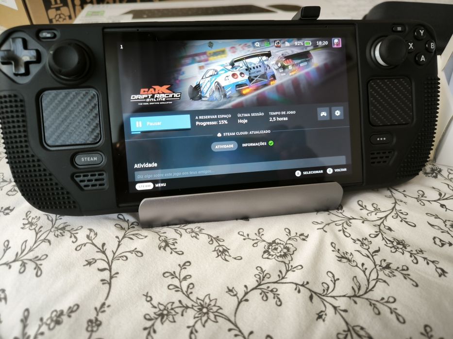 Steam Deck 512GB LCD (Como Nova - 40h) + Dock + Capa + Extras