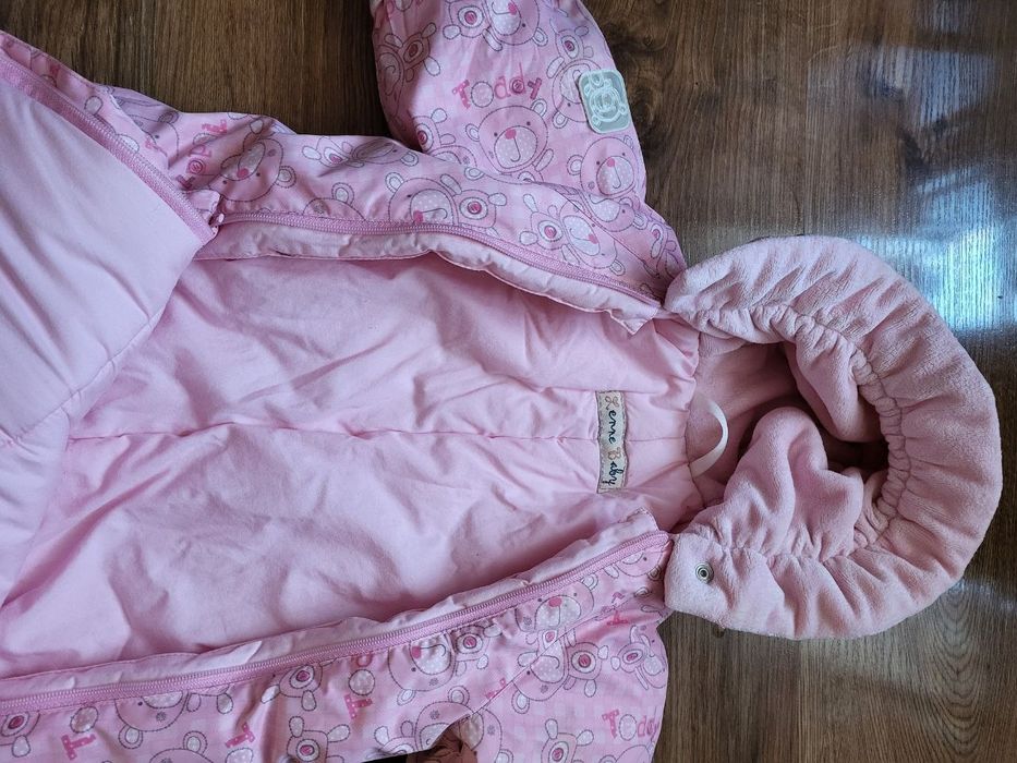 Зимовий комбінезон трансформер для дівчинки розмір 56-68