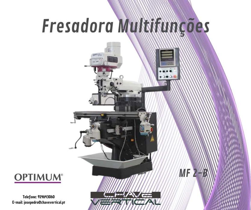 Fresadora Multifunções MF 2-B  OPTIMUM    JR19