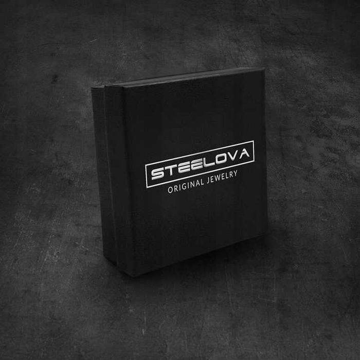 Kwadratowa Pancerka Bransoletka Łańcuch z Wilkami 18K Złoto