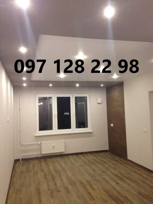 Ремонт квартир, домов под ключ. Натяжные потолки. Окна. Балконы