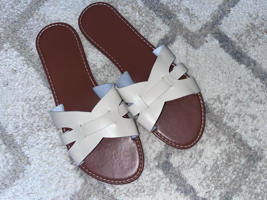 Płaskie klapki boho r.42 wkł.27,5cm nowe szeroka stopa