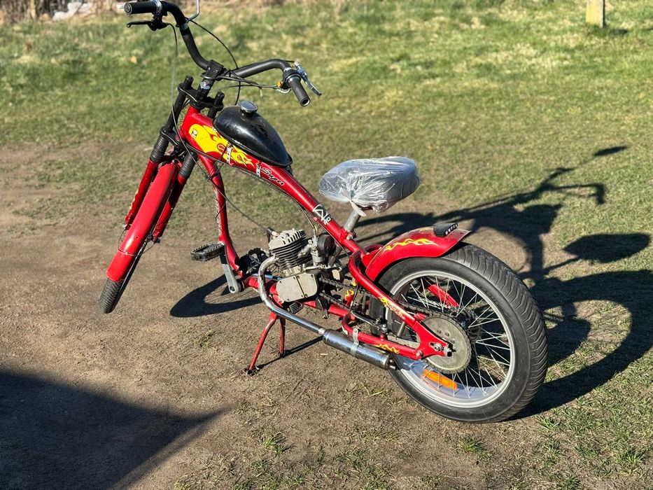 Rower CHOPPER z silnikiem
