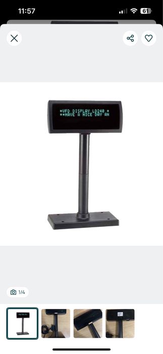 Visor de cliente POS Display para cliente