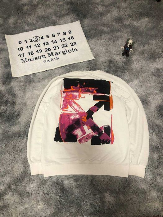 Світшот Off White / sweatshirt off white big logo dril drip