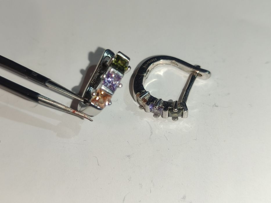 Серебряные серьги 925проба