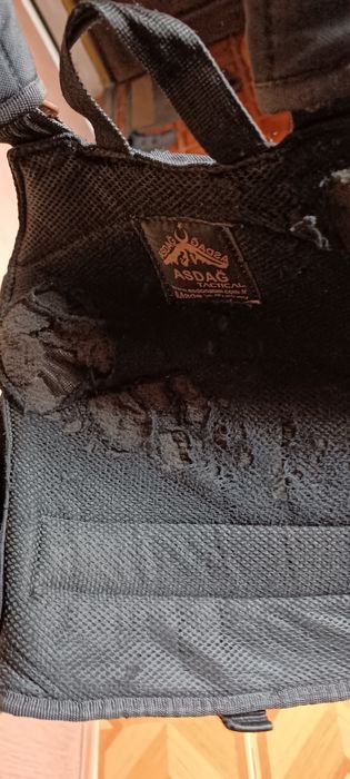 Плитоноска асдаг Asdag черная бронежилет